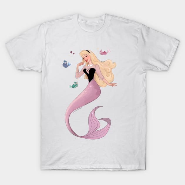 Princess Mermaid T-Shirt by Nixi